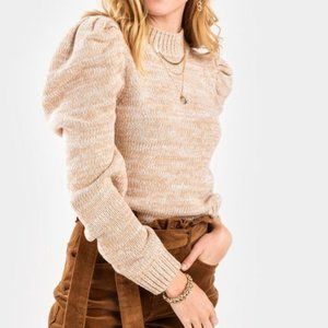 Cream colored mock turtleneck Clearance